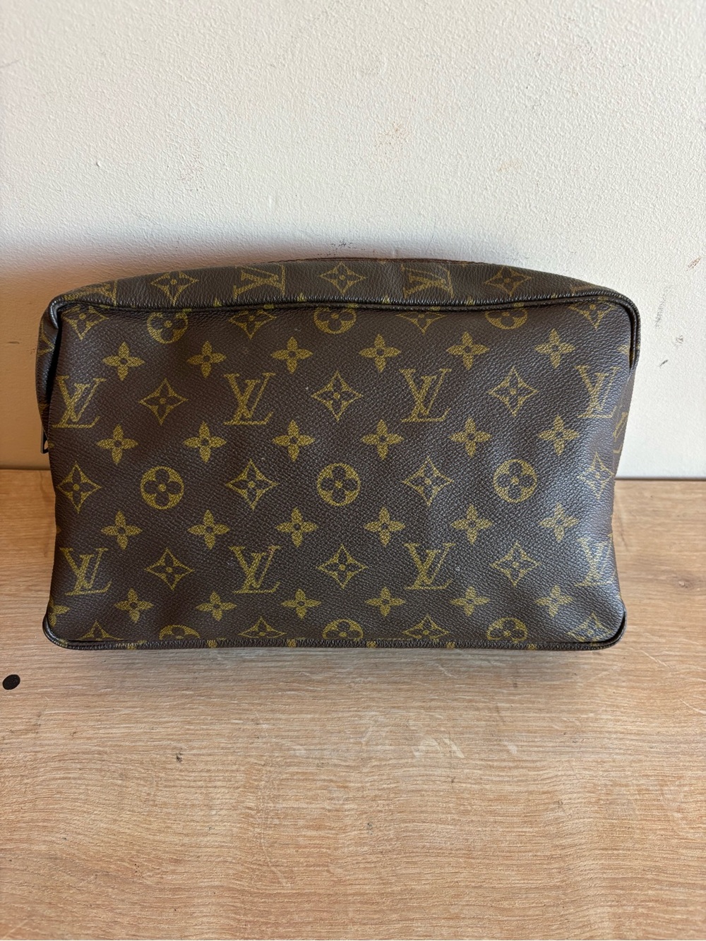 Authentic Louis Vuitton trouser monogram toiletry